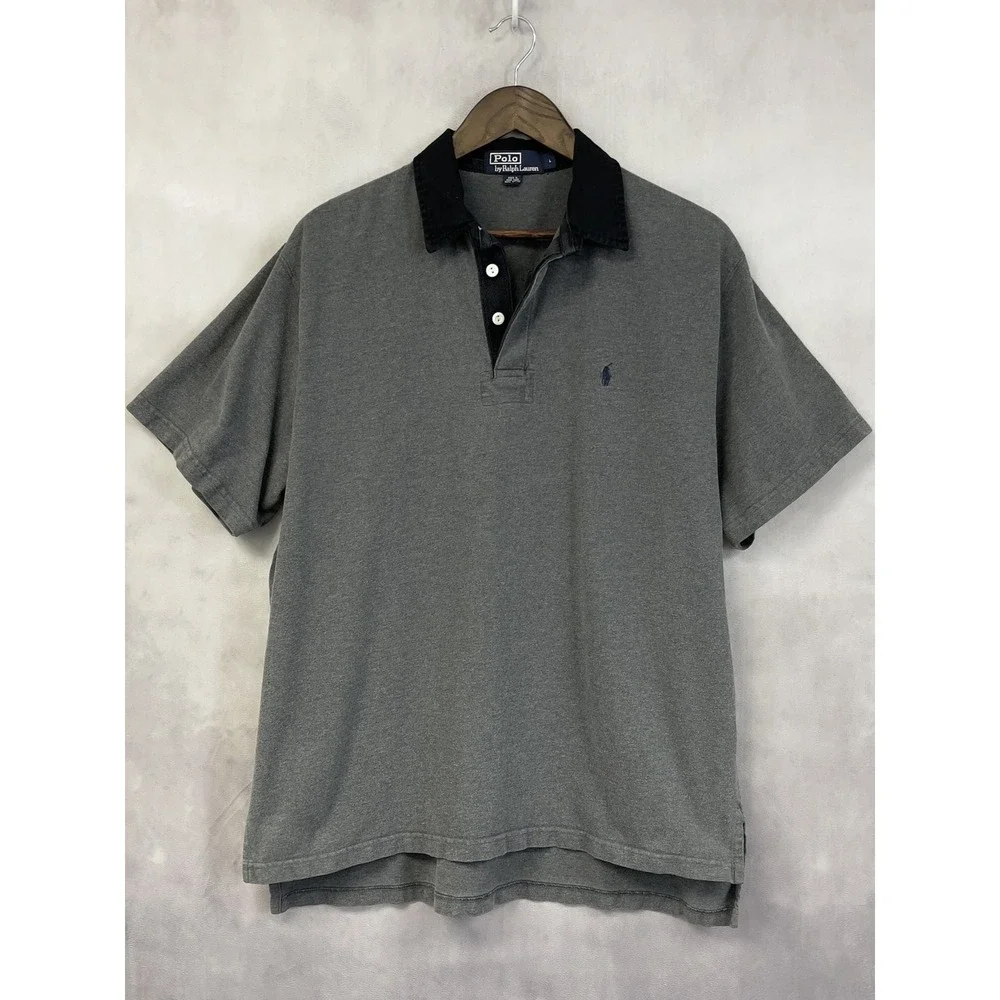 Polo Ralph Lauren Polo Shirt Men Large Preppy Cotton Classic Heritage Ivy League